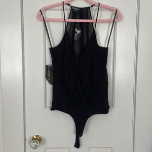 New Bebe Black Bodysuit